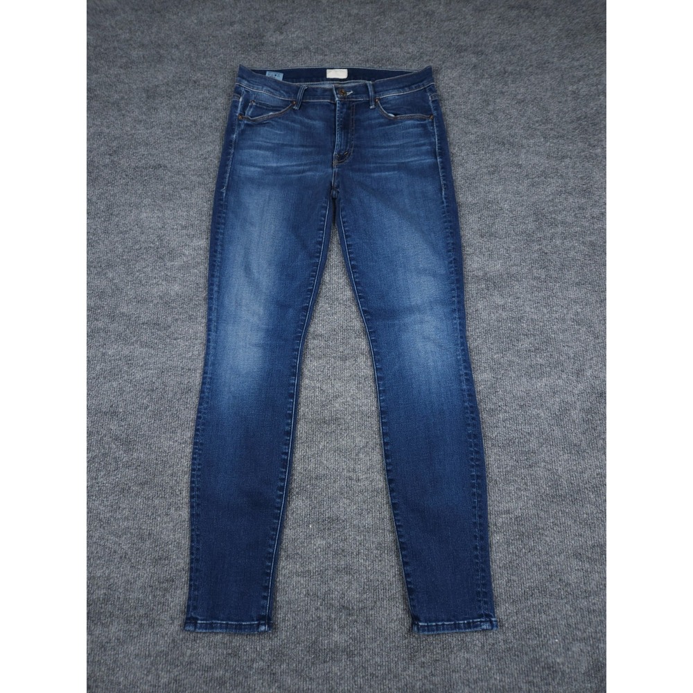 MOTHER The Charmer Jeans Women's 27 Dance of the Mockingbirds Wash Mid Rise